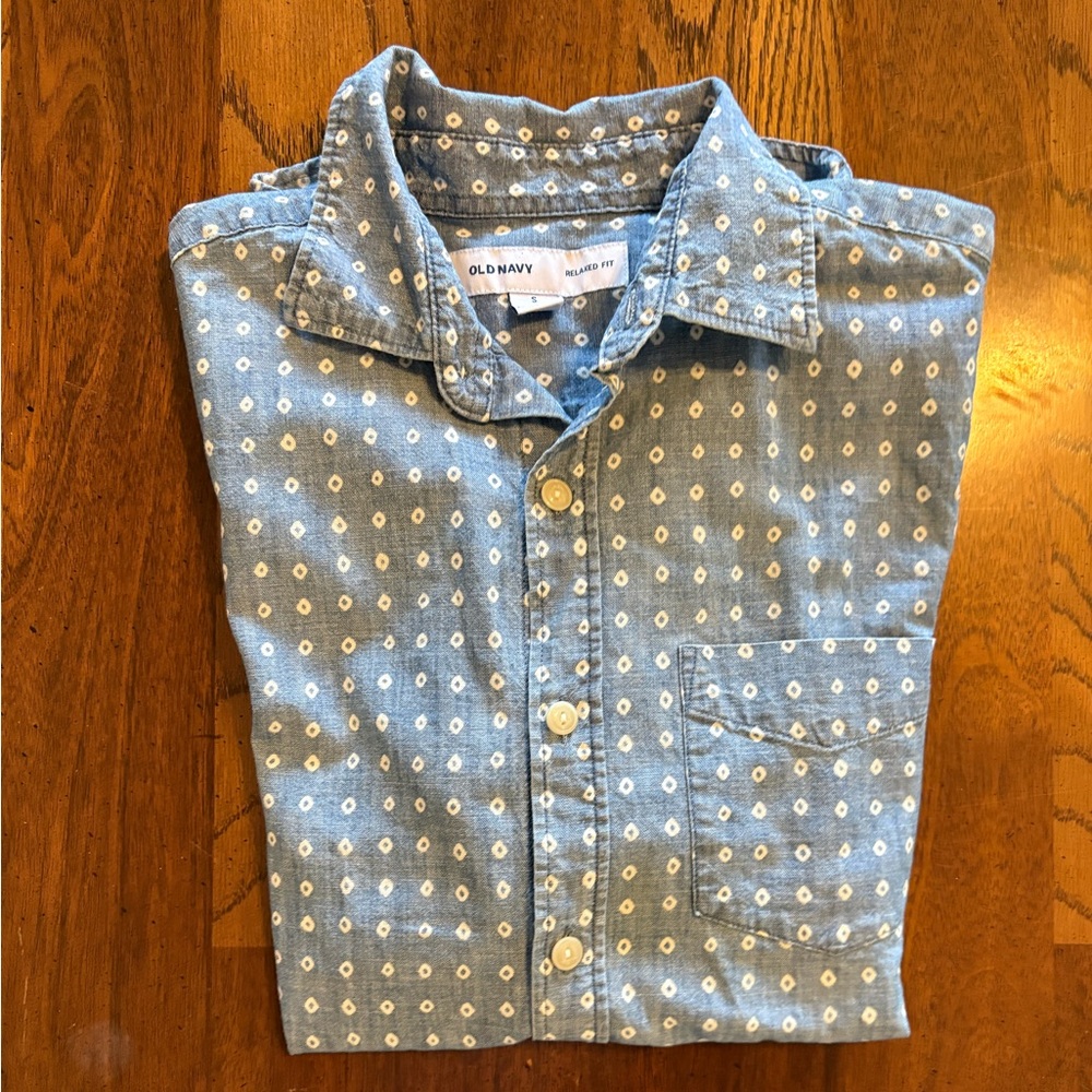 Old Navy Light Blue Men's Casual Shirt